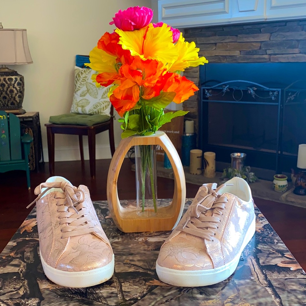 🪅🎊🎉 2 for 10 Special Bundle - Comfortview Rose Gold Stylish Gym Shoes